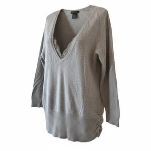 BCBG Grey Long Sweater